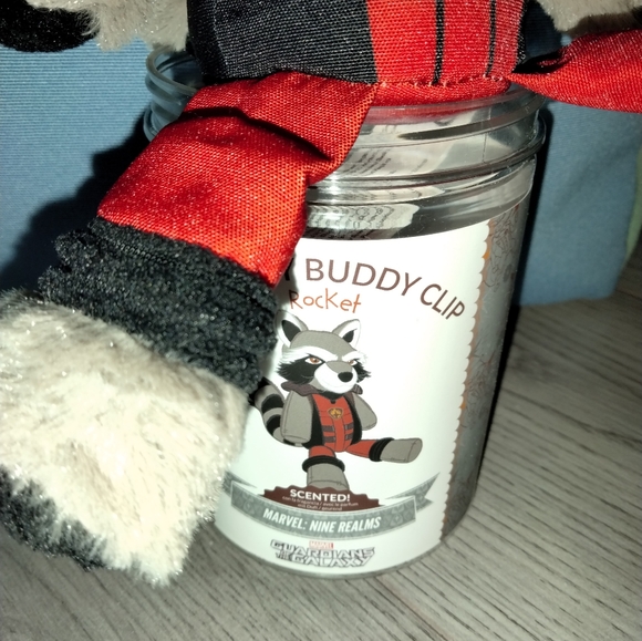 Rocket Raccoon from Guardians of the Galaxy Scented Buddy Clip Scentsy NEW - Picture 2 of 4